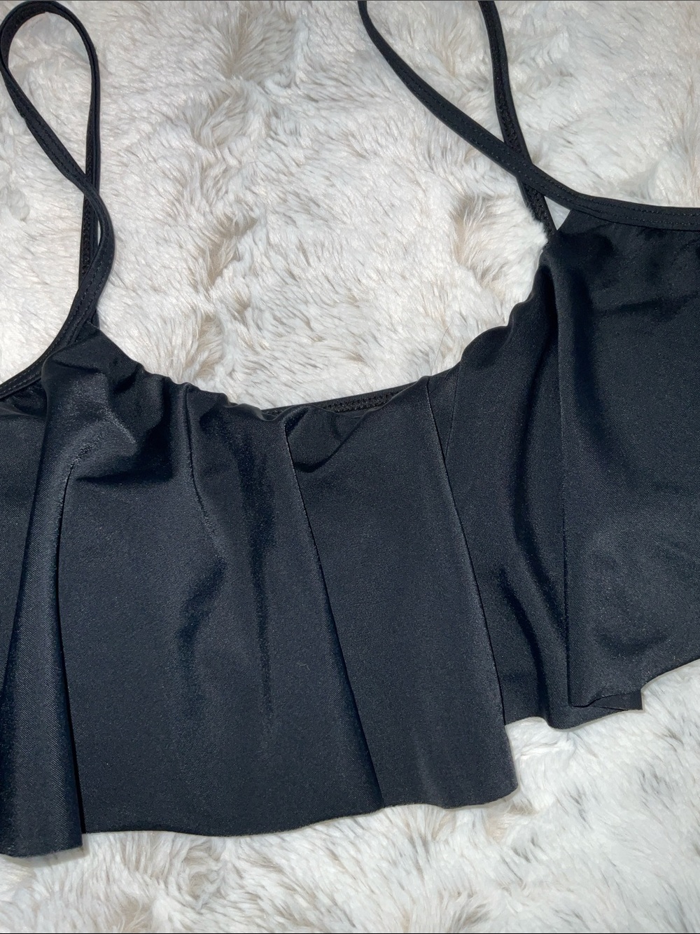 Ruffled Bikini Top